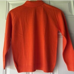 VTG Woman’s Garland Mock Neck Orange Top Small